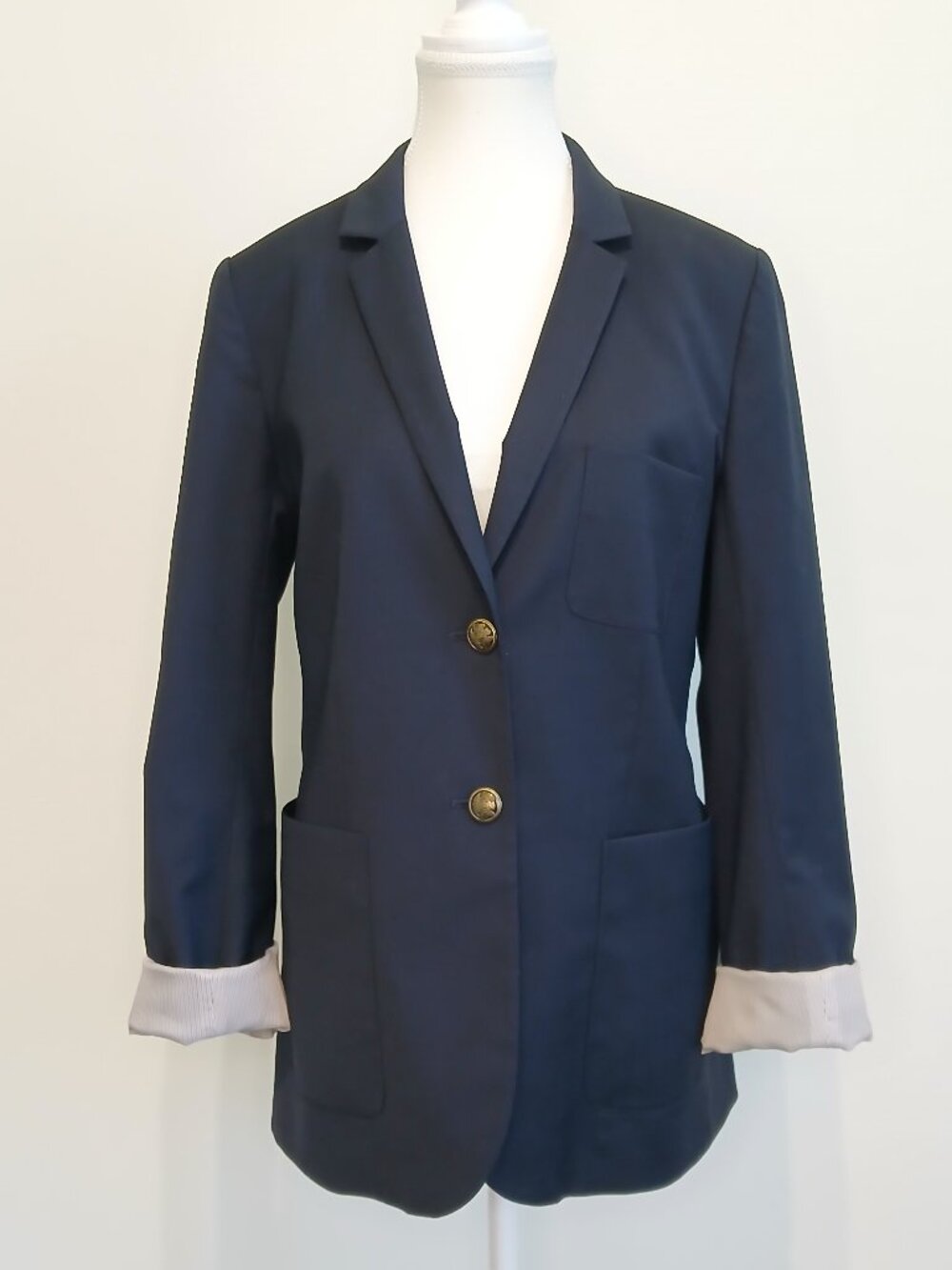 Aritzia Talula Exeter Classic Wool Blend Blazer Size 10 Black - Picture 8 of 9
